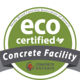 eco certified concrete facility